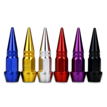 Pointed Bullet Valve Cap Motorcycle Bicycle Tire Fittings